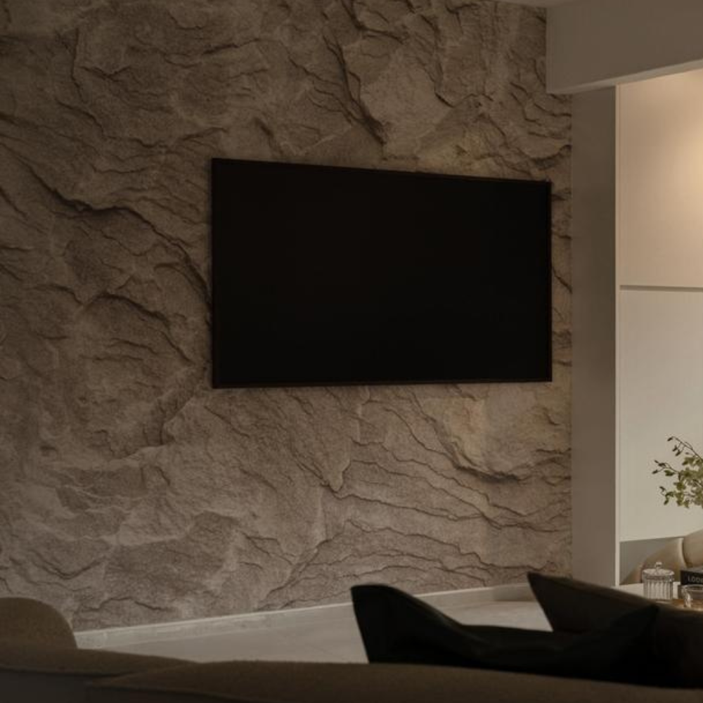 Before tiling - Feature wall