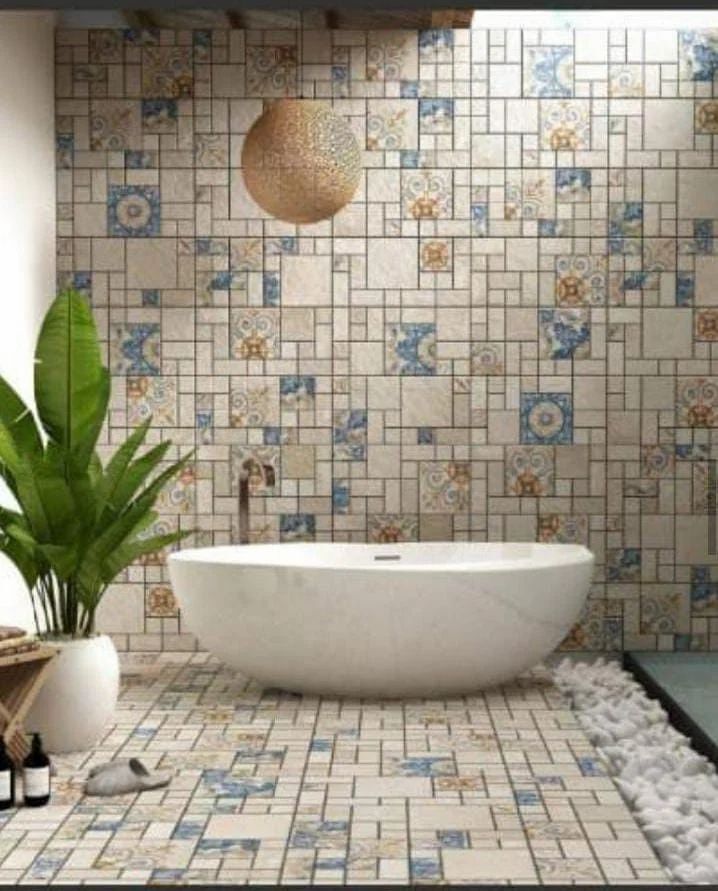 Bathroom tiling